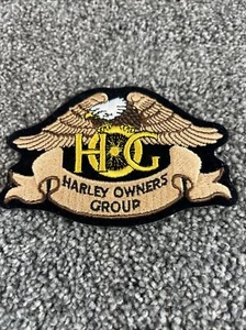 Vintage Harley Davidson Owners Group (HOG) Eagle Back Patch - Picture 1 of 6