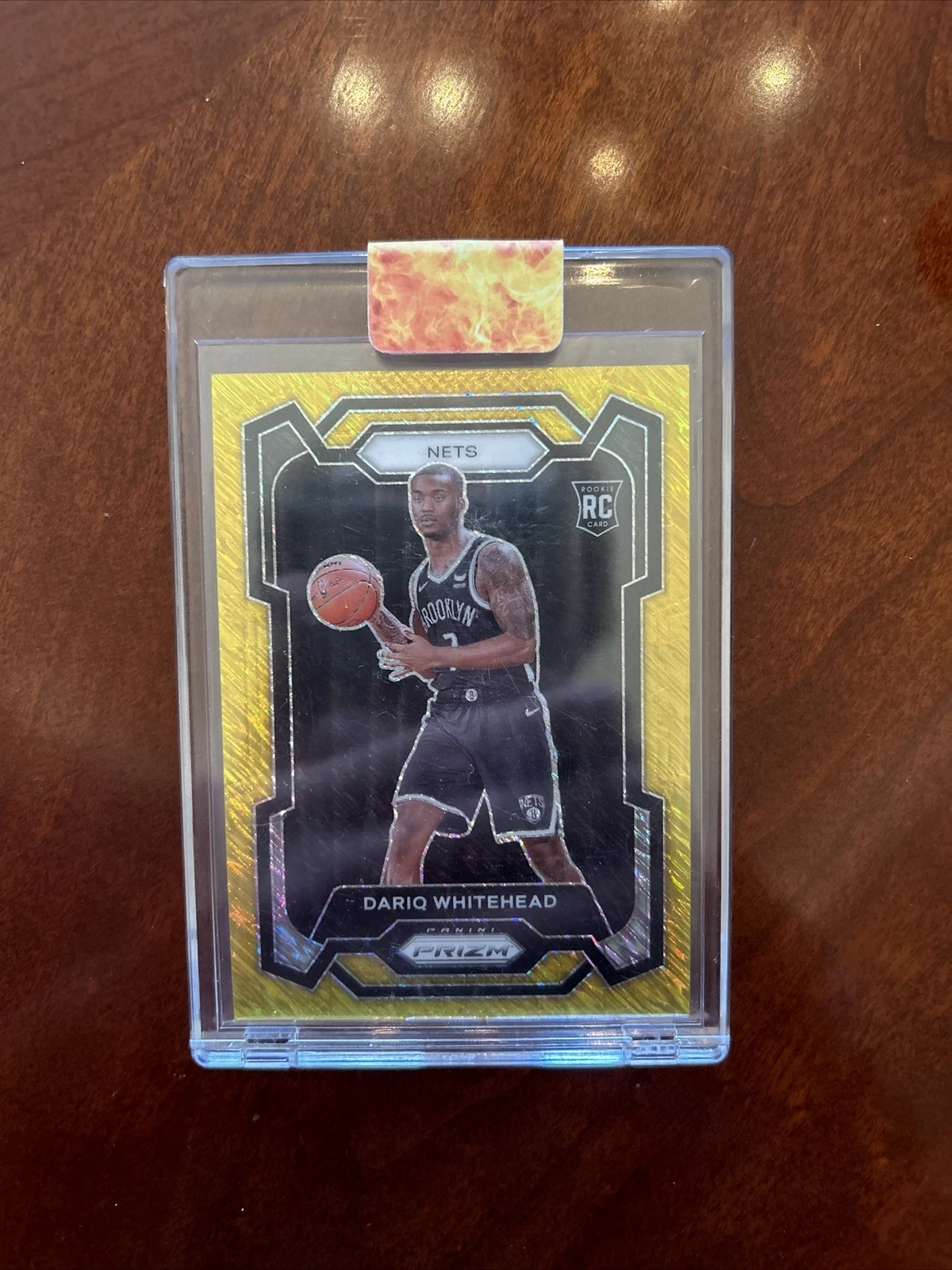 2023-24 Panini Prizm - #175 Dariq Whitehead (RC) Gold Shimmer /10