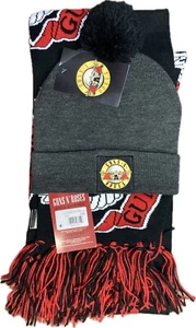 (C) Sombrero y bufanda de invierno The Guns N Roses nuevo con etiquetas - Imagen 1 de 2