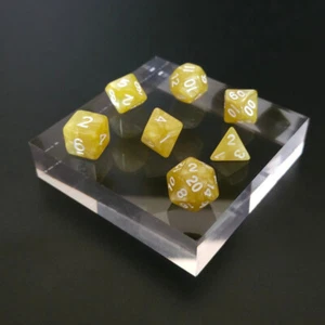 Juego completo de dados - Tesoros dorados - D4 a D20 - Mazmorras y dragones - D&D - Imagen 1 de 1