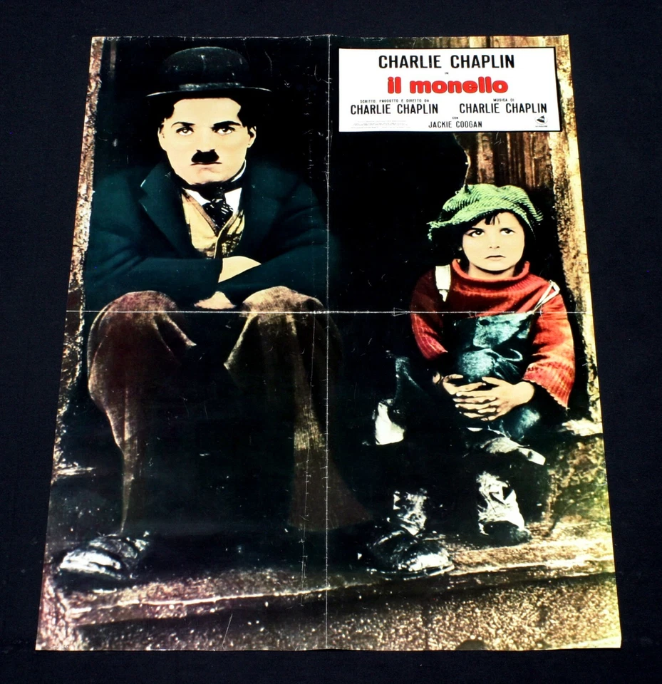 IL MONELLO manifesto poster Charlie Chaplin Charlot Jackie Coogan The Kid - Bild 1 von 1