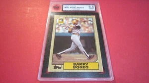 1987 Topps barry bonds ksa 8.5 Rookie NMM+ - Bild 1 von 6
