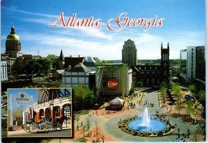 Underground Atlanta, in the Heart of Downtown, Atlanta, Georgia Postcard - Picture 1 of 2