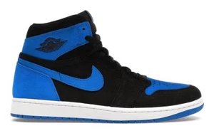 Jordan 1 Retro OG High, Size US10 /UK9, Royal Reimagined, New in Box, AUTHENTIC - Picture 1 of 16