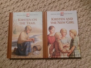 2 American Girls Short Stories-Kirsten on the Trail-Kirsten and the New Girl-EX - Picture 1 of 2