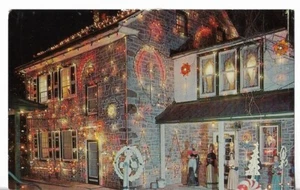 VTG Postcard - Koziar's Christmas Village Display - Bernville, Pennsylvania PA - Picture 1 of 2
