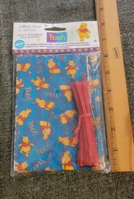 Nuevos bolsos de piruleta Winnie The Pooh de colección Wilton Disney Treat Party 40 nuevos 1996 Foto 1 de 4