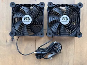 AC Infinity Multifan S7 Quiet Dual 120mm USB Cooling Fans for Computers Cabinets - Picture 1 of 4