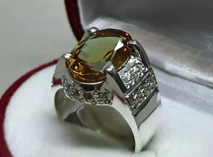 Color Changing Alexandrite Sterling Silver 925 Handmade Women Anniversary Ring - Picture 1 of 12