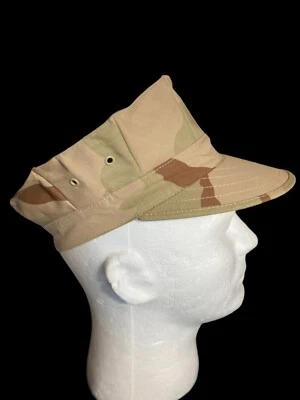 Gorra Rothco Fatiga Camuflada 8 Punto Militar Tri Color Desierto XS 6 3/4” 5639 Nueva Foto 1 de 4
