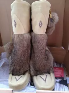 🔥NUOVI🔥 Stivali invernali Manitobah Mukluks 586537 donna taglia 5 Mukluk 🔥2DAYGET🔥 - Foto 1 di 12