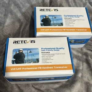 Set Of 2- Retevis RT5R Dual Band Walkie Talkie Long Range Two Way Radio 128CH - Picture 1 of 14