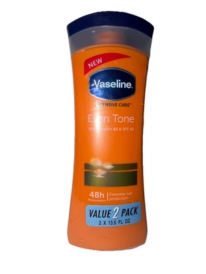 2 vaselina tono uniforme loción corporal Vit B3 SPF10 13,5 oz 10 % disco nuevo 2 paquetes Foto 1 de 4