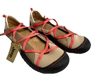 Scarpe donna Jeep Engineered J-41 Gemini suola trazione maglia corallo marrone taglia 10 LEGGI - Foto 1 di 20