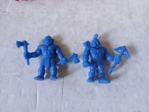 M.U.S.C.L.E. Men Mattel Dark Blue #186 #154 Black Tomahawk Black Knight - Picture 1 of 2