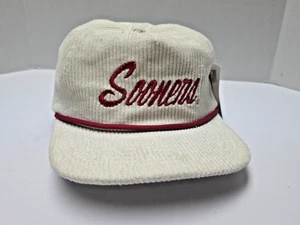 Opolis Oklahoma Sooners Corduroy Hat Embroidered Vintage Style NWT OU - Picture 1 of 8