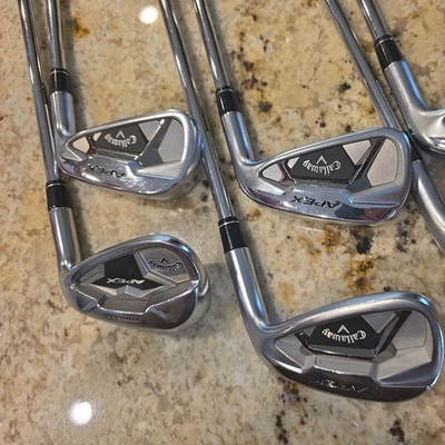 Juego de plancha Callaway Apex 21 4-PW,AW regular flexible derecha elevación MPH 95 g acero Foto 1 de 4