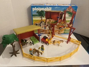 Playmobil 5937 Pony Farm Horse Animal Western with BOX - Picture 1 of 13