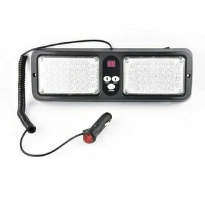 Blue 7-Light 86LED Sun Shield - Car Windshield Visor - Foto 1 di 6