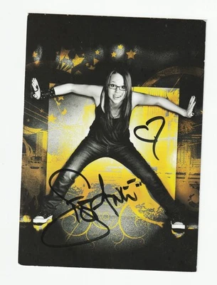 STEFANIE HEINZMANN - ORIGINAL HANDSIGNIERTE AUTOGRAMMKARTE 2008 - MY MAN IS A.. - Bild 1 von 2