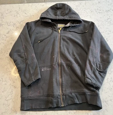 Suéter con Capucha Cabela’s Cuello Áspero Negro Cremallera Completa para Hombre Talla XLT Foto 1 de 4