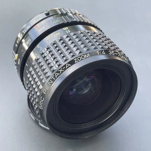 Mint SMC PENTAX A ZOOM 35-70mm F/4 MF Lens w/ Filter -Tested - Picture 1 of 9