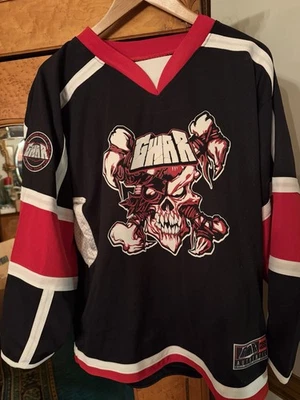 Nueva Camiseta de Hockey Auténtica GWAR Talla Pequeña Negra Marca PUCK HCKY Alta Calidad Foto 1 de 3
