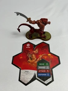 Heroscape Brunak Beast of Feylund Figure + Card – Orm’s Return Expansion - Picture 1 of 6