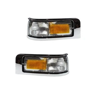 NEW SIDE MARKER LIGHT PAIR FITS LINCOLN TOWN CAR 95-97 F5VY-15A201-A FO2550132 - Picture 1 of 2