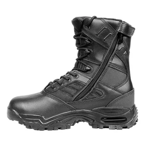 Ridge Hombres 8" Impermeable Cuero Antideslizante Táctico Militar Trabajo Negro Zapato Bota - Imagen 1 de 6