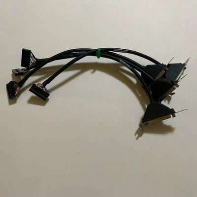 Lot Of 4 HP Parallel Port Adapters 611900-001 Low Profile Bracket 25-Pin - Image 1 of 4