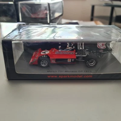 Spark 1/43 model S7265 1973 March 731 Monaco GP - Jarier - Image 1 of 4