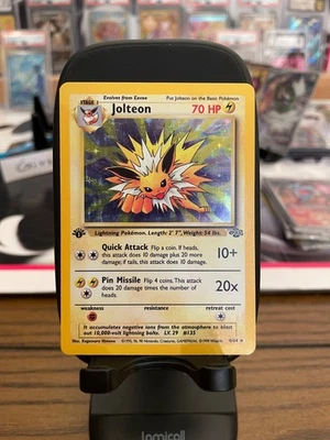 Pokémon TCG Jolteon Jungle 4/64 1st Edition Rare Card - Image 1 of 2