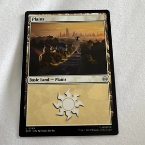 Plains #194 Near Mint SPM Marvel's Spider-Man Magic MTG - Bild 1 von 2