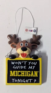 NCAA University Of Michigan Wolverines Christmas Ornament - Picture 1 of 1