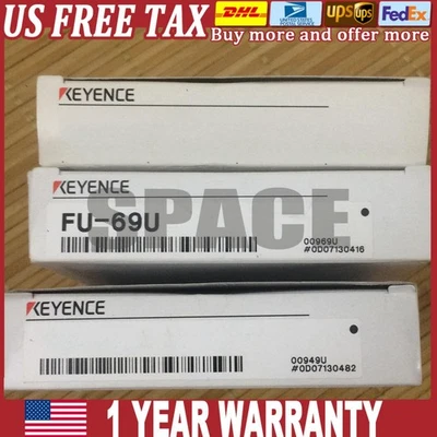 One Keyence FU-69U Fiber Optic Sensor New Free Shipping - Image 1 of 3