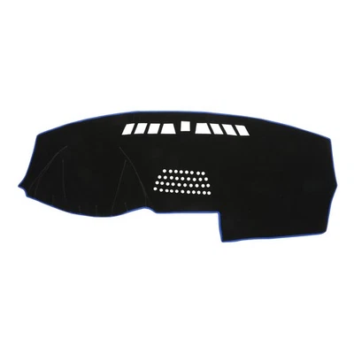 Cubierta salpicadero para Volvo XC90 04-14, poliéster antideslizante negro/azul - Imagen 1 de 4