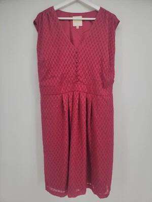 Womens Modcloth Cute Red Dress Formal Size 1X - Image 1 of 4