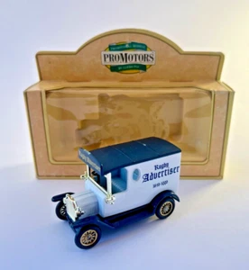 Vintage toy car, ProMotors die cast A.Ford 1930 Rugby Advertiser , Lledo - Picture 1 of 10