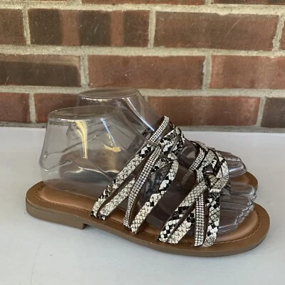 Sandalias sin cordones Thalia Sodi para mujer Marlina con estampado animal EE. UU. 7 M Foto 1 de 4