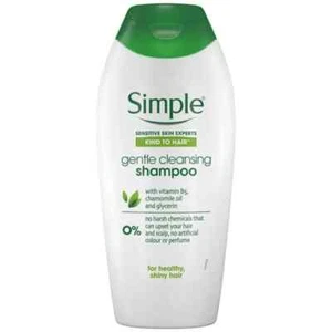 6 x Simple Gentle Cleansing Shampoo 400ml | No Perfume | Sensitive Scalp | - Picture 1 of 2