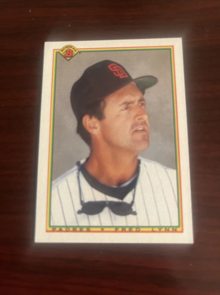 1990 Bowman Fred Lynn #216 San Diego Padres  - Image 1 of 1