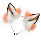  Fox Ear Headband Fluffy Cat False Photo Shoot Props Durable Halloween