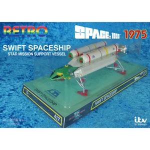 Space 1999 Brian The Brain SWIFT Spacecraft DieCast Metal RETRO Version - Picture 1 of 10