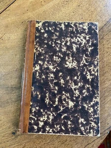 Antique Hard Cover  Leather Spine" Fra Den Franske Graendse" Johannes Oderwald - Picture 1 of 7