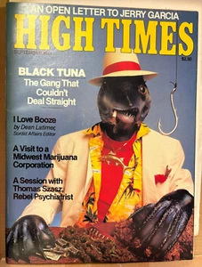HIGH TIMES BLACK TUNA JERRY GARCIA VINTAGE SEPTEMBER 1981 MARIJUANA MAGAZINE N/M - Picture 1 of 3