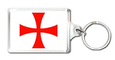 TEMPLAR CROSS KEYRING LLAVERO CRUZ TEMPLARIA