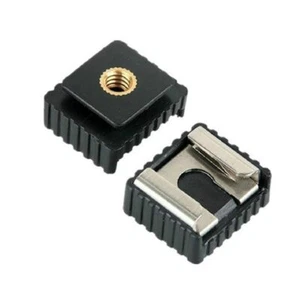1PCS Camera Metal Hot Shoe Mount Adapter 1/4" Screw Thread NEW - Picture 1 of 1