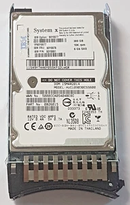 300 GB SAS IBM System X 90Y8877 HUC109030CSS600 10K 64MB 2.5 " Hard Drive+Caddy - Picture 1 of 1