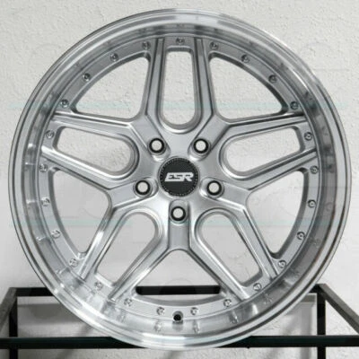 19 Inch ESR CS15  Hyper Silver Wheels 19x8.5 +30 / 19x9.5 +35 5x114.3 Rims Set 4 - Image 1 of 4